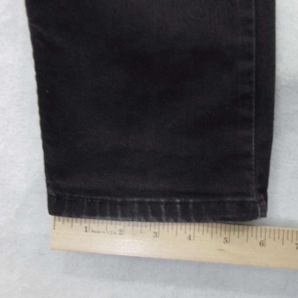 Levis 512 Jeans Mens 38x33 Black Charcoal Slim Taper Fit Stretch Denim Pants